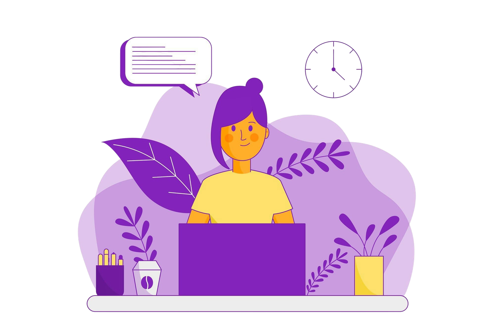 customer-support-flat-illustration